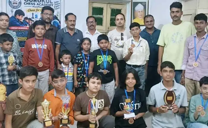 title Muzaffarpur Muzaffarpur में 17वीं जीसीए ओपन रैपिड शतरंज प्रतियोगिता