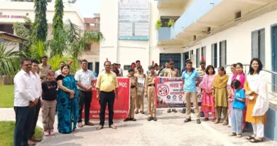 LNT College में आज नशा मुक्त भारत अभियान के तहत जागरूकता कार्यक्रम एवं रैली का आयोजन