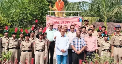 LS College में राष्ट्रपिता महात्मा गांधी एवं पूर्व प्रधानमंत्री लाल बहादुर शास्त्री की जयंती