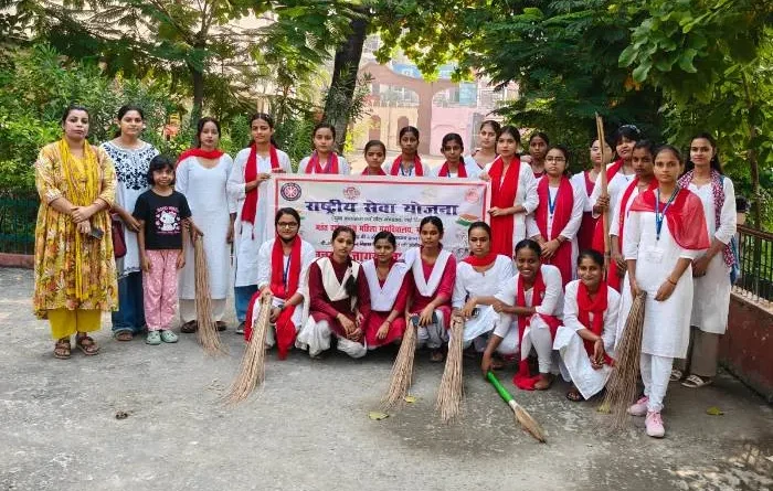 MDDM College की NSS Unit द्वारा स्वच्छता अभियान का आयोजन