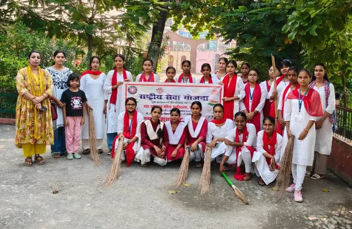 MDDM College की NSS Unit द्वारा स्वच्छता अभियान का आयोजन