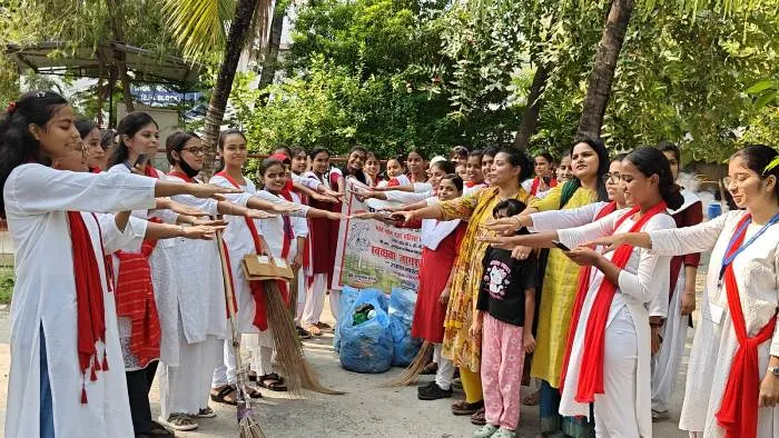 MDDM College की NSS Unit द्वारा स्वच्छता अभियान का आयोजन