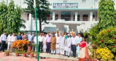SKJ Law College में गांधी-शास्त्री और एल.पी. शाही की जयंती पर संगोष्ठी